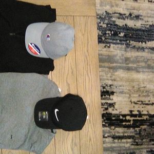Brand new Champion hat and a Nike hat
